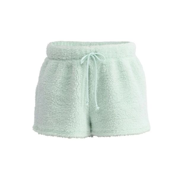 Fuzzy Sherpa Cozy Lounge Shorts Size S - Picture 6 of 9